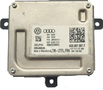 MODUL LED ŘÍZENÍ AUDI A6 C7 A7 A8 4D 4G0907697F