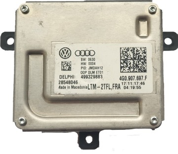 Moduł LED Sterownik Audi A6 C7 A7 A8 4D 4G0907697F