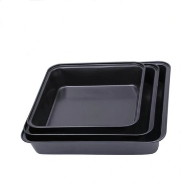 oven baking tray 3 pieces of square baking tray