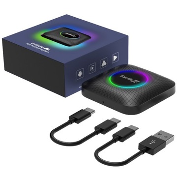 CARLINKIT TBOX AMBIENT RGB 8/128 ГБ APPLE CARPLAY ANDROID AUTO CARLINK SIM