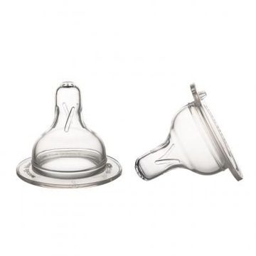 CANPOL BABIES smoczek do butelki szerokiej EASY START FAST 12m+ 2 szt.