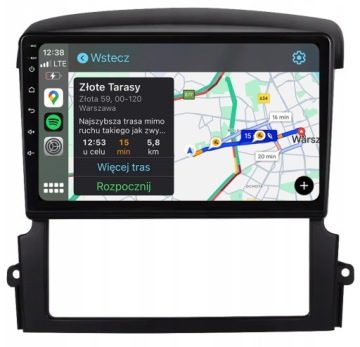 Kia Sorento 2002-2009 Nejnovější Android Carplay Rádio Navigace Mapy