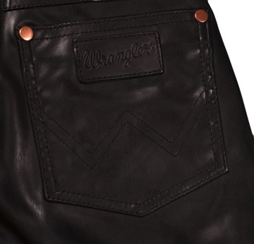 WRANGLER spodnie REGULAR slim black WILD WEST _ W24 L32