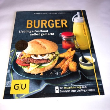 Książka niemiecka BURGER NOWA PRZEPISY