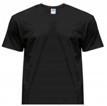 100% Bawełny T-shirt Koszulka męska JHK Czarna XS