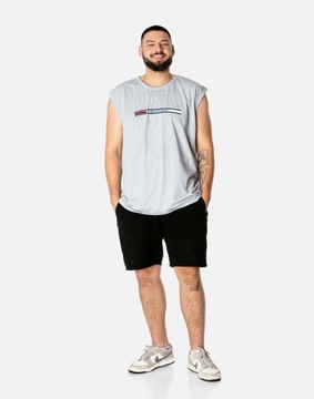 Koszulka Męska Bez Rękawów Bokserka Rambo Podkoszulek Tank Top 3020-4 10XL