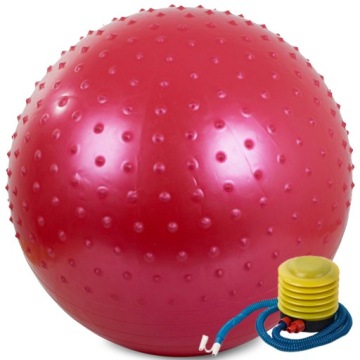 PIŁKA GIMNASTYCZNA FITNESS 55cm POMPKA DO ĆWICZEŃ