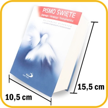 Водонепроницаемая обложка для Библии с голубем St. Paul's Edition малая 15,5 смx10,5 см