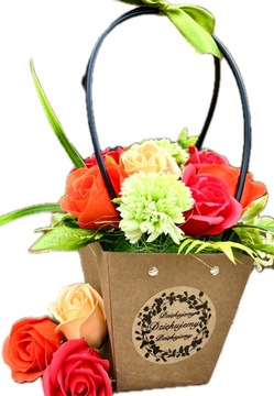 Подарок на День Рождения Именины КРАСИВЫЕ Мыльные Цветы Букет Роз Мыльные Розы