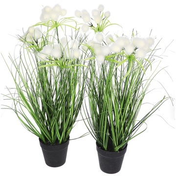 ИСКУССТВЕННАЯ ТРАВА ЦВЕТЫ шар РАСТЕНИЕ В ГОРШКЕ 50 см