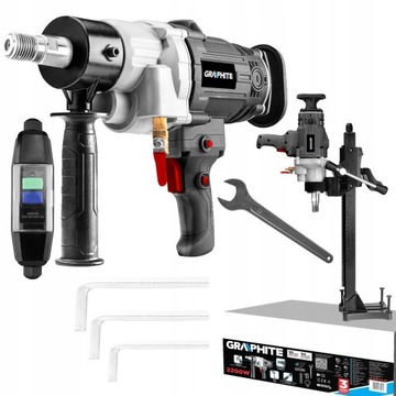 БУРОВАЯ СТАНКА ДЛЯ ГРАФИТА, СВЕРЛА ДЛЯ БЕТОННЫХ ОТВЕРСТИЙ 2200 Вт + TRISP