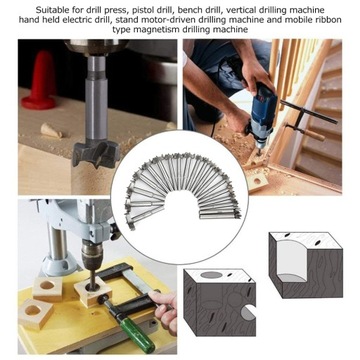 Набор сверл по дереву из 19 бит Форстнера