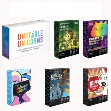 Unstable Unicorns Board Game Party Card Game Set