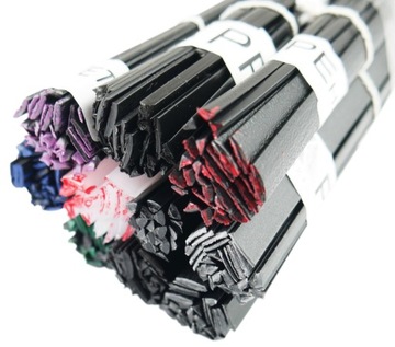 Spoiwa do spawania plastiku Tworzywo 1kg 10x100g zestaw popularnych spoiw