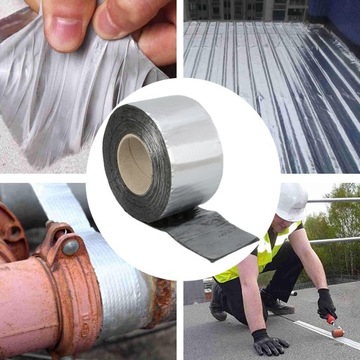 Лента битумная, РЕМОНТ, КРОВЛЯ, УПЛОТНЕНИЕ, ВОДОНЕПРОНИЦАЕМАЯ, 50мм х 10 метров