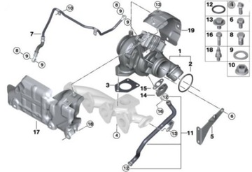 BMW OE 11427577017 TĚSNĚNÍ TURBO