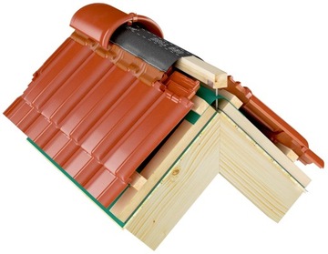 Гребень под рукой под gąsior 310 мм x 5m ral 7021 Евровиент -рулон Экко антрацит