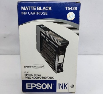 Tusz Epson T5438 Matte Black C13T543800 110ml