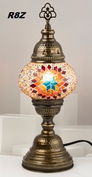 Turecka lampa mozaikowa stołowa Wzory!