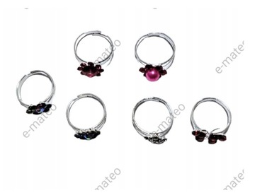 НАБОР КОЛЕЦ ДЛЯ ДЕВОЧКИ 36 Ювелирные изделия