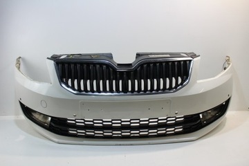 ZDERZAK PRZÓD SKODA OCTAVIA 3 III KOMPLETNY 12-17 R CAŁY 5E0807221 BIAŁY