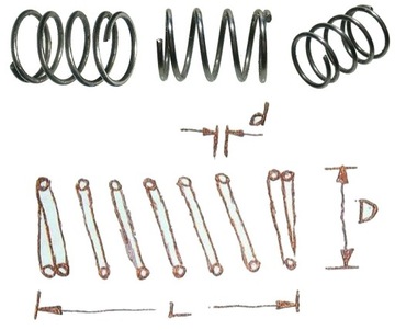 Micro Compression Spring Ø 2 x 4,5mm Hand Made From Ø 0,25mm INOX Wire 1pc