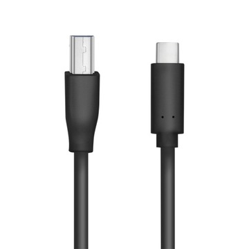 Kabel LogiLink USB-C do USB-B 1m czarny
