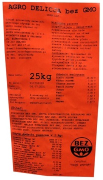 Agro Delicja 25 kg - Mieszanka uzupełniająca
