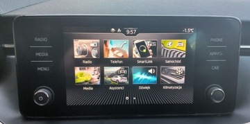 Skoda Scala Hatchback 1.5 TSI 150KM 2022 Skoda Scala 1,5 TSI 150kM DSG Style Salon Polska F.Vat 23 1.5 Benzyna, zdjęcie 15