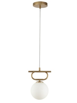 SIGMA Nowoczesna lampa LED Tes 1 zwis złoty LED