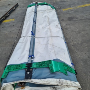 крыша, тележка, полуприцеп, полуприцеп, тентованный Эдша