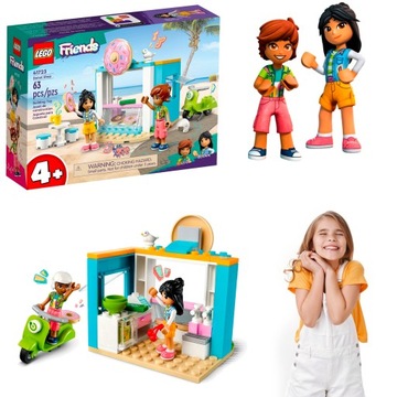 LEGO FRIENDS 41723 Набор «ПОНЧИК КОНДИТЕРСКАЯ МАГАЗИН» 4+ Самокат «Сладости Пончик»