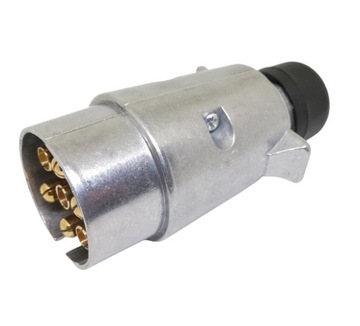 Wtyk przyczepki 7 PIN 12V aluminiowe