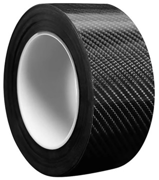 TAŚMA OCHRONNA NA PROGI DRZWI SAMOPRZYLEPNA KARBONOWA 5M X 7CM