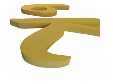 Styrodur reklama litery 3d napisy znak logo 15 cm
