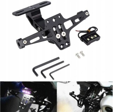 Крепление держателя номерного знака мотоцикла