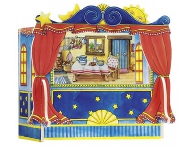 Teatr stołowy dla pacynek