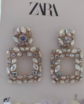 Zara/ Bogato zdobione kolczyki z Madrytu, NOWE