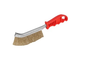 ЩЕТКА ИЗ ЛАТУННОЙ ПРОВОЛОКИ ДЛЯ ОЧИСТКИ Ржавчины, РУЧНАЯ