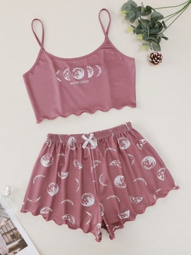 New Style Lady’s Summer Moon Child Print Camisole