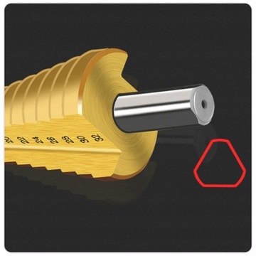 СТУПЕНЧАТОЕ КОНИЧЕСКОЕ СВЕРЛО HSS TYTAN 4–32 мм