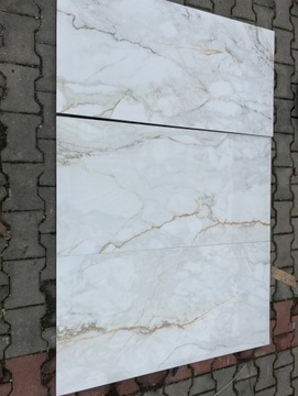 PŁYTKI PODŁOGOWE 60X120 KAMIENNE GOLD POŁYSK GRES