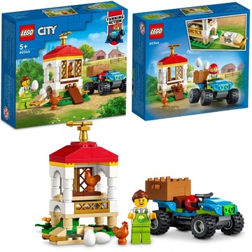 LEGO CITY 60344 KURNIK Z KURCZAKAMI PREZENT
