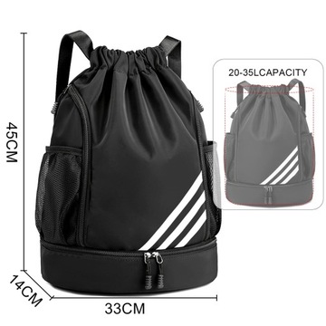 ГИМНАСТИЧЕСКАЯ СУМКА БОЛЬШОЙ ВМЕСТИТЕЛЬНОСТИ, СПОРТИВНАЯ СУМКА С ЗАВЯЗКОЙ