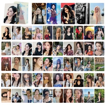 Маленькая карта Aespa Ryu Jimin Ning Yi Zhuo Jin, коллекция периферийных устройств для чеканки