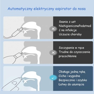 ASPIRATOR DO NOSA ELEKTRYCZNY ODCIĄGACZ