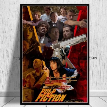 Plakat na płótnie Pulp Fiction plakaty płótno mala