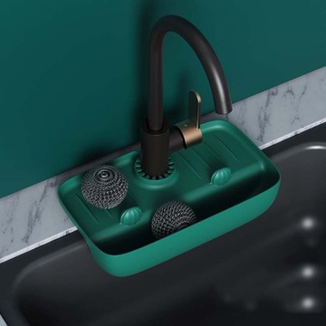 Kuchnia kran Mat Sink Splash Drain zmywak półka bl