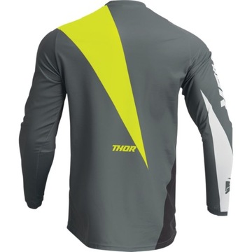 BLUZA DZIECIĘCA NA CROSSA ATV THOR YOUTH SECTOR EDGE GRAY/ACID R. XS