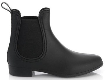 31 MATOWE KALOSZE BOTKI SZTYBLETY GUMA CZARNE 40